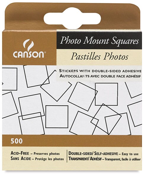 Canson Photo Mount Squares - Pkg of 500