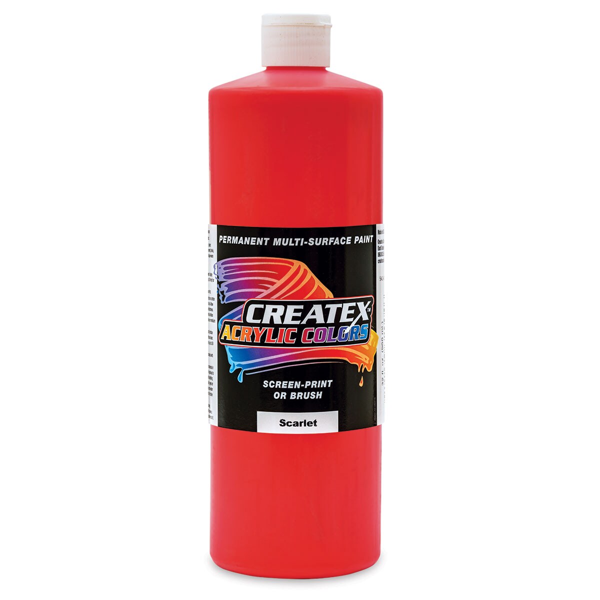 Createx Acrylics - Scarlet, Quart