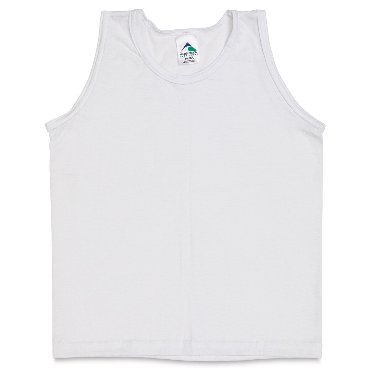 Youth Tank Top - White, Large