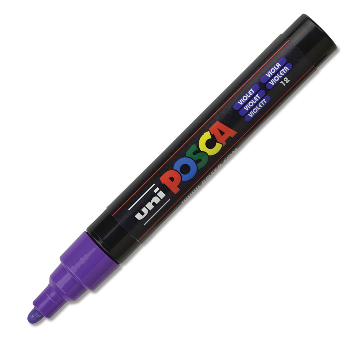 Uni Posca Paint Marker - Violet, Bullet Tip - 2.5 mm