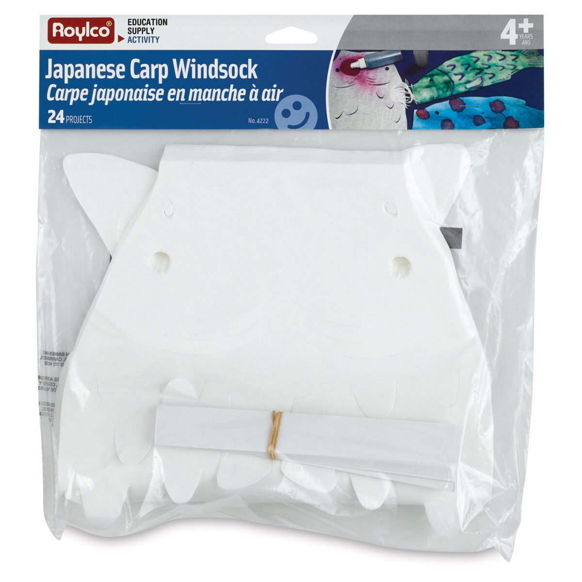 Roylco Carp Windsocks - Pkg of 24