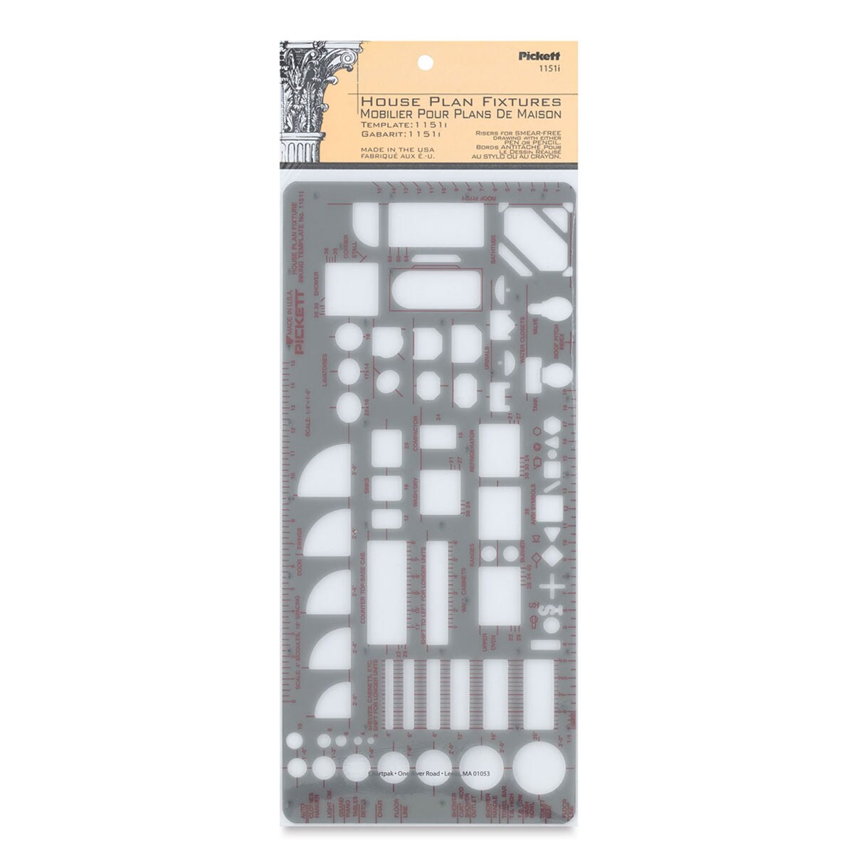 Chartpak Pickett Template 1151i House Plan Fixture Michaels