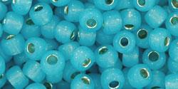 6/0 Sky Blue Seed Beads Silver Lined Round Glass Seed Beads 4mm