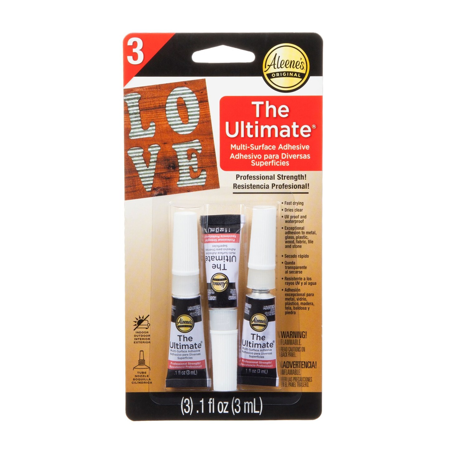 Aleene&#x27;s The Ultimate Multi-Surface Adhesive .1 fl. oz. 3 Pack