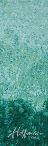 Evergreen Ombre Batiks by Hoffman Fabrics Bali Batiks 1895-166 Cotton Fabric