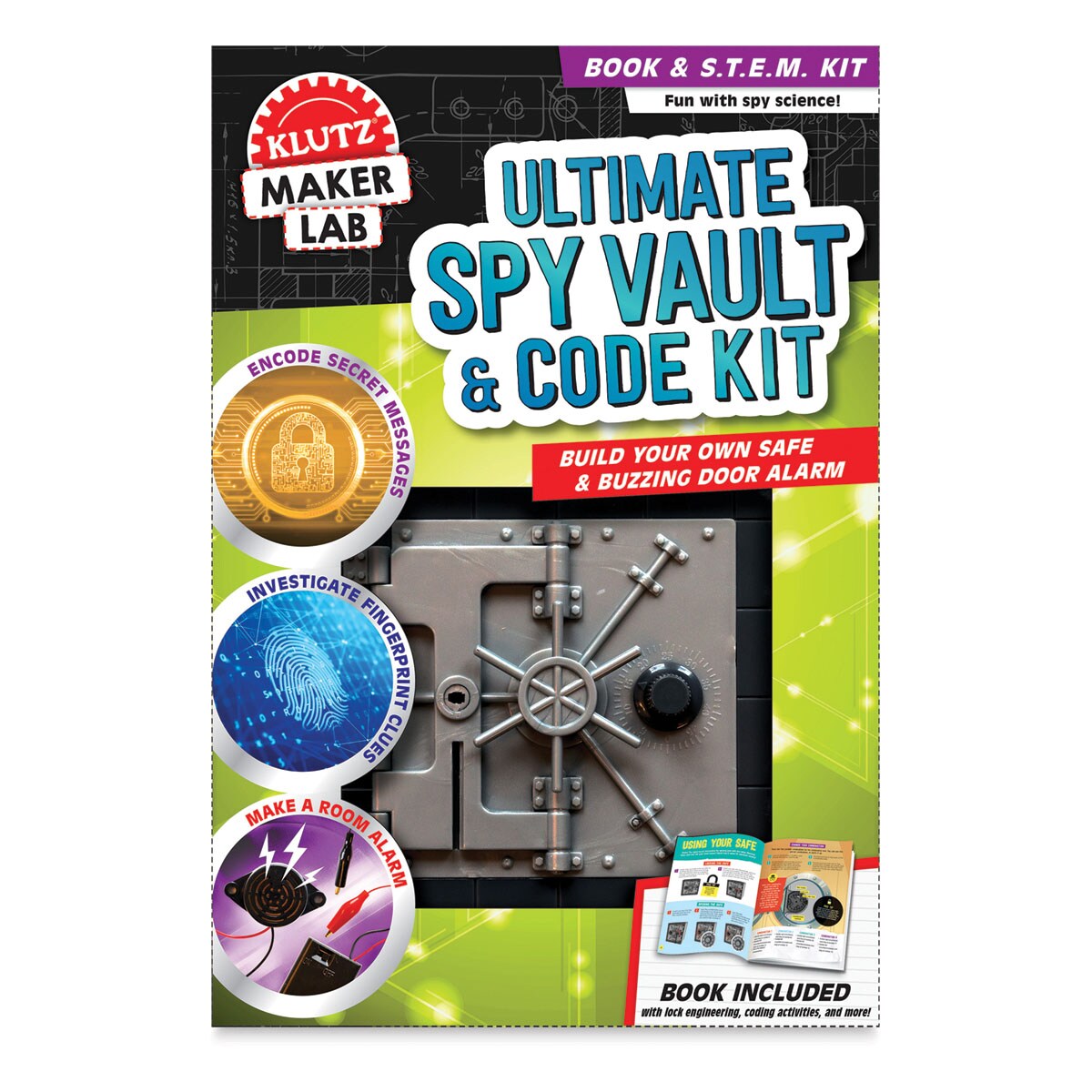 Klutz Maker Lab Ultimate Spy Vault and Code Kit