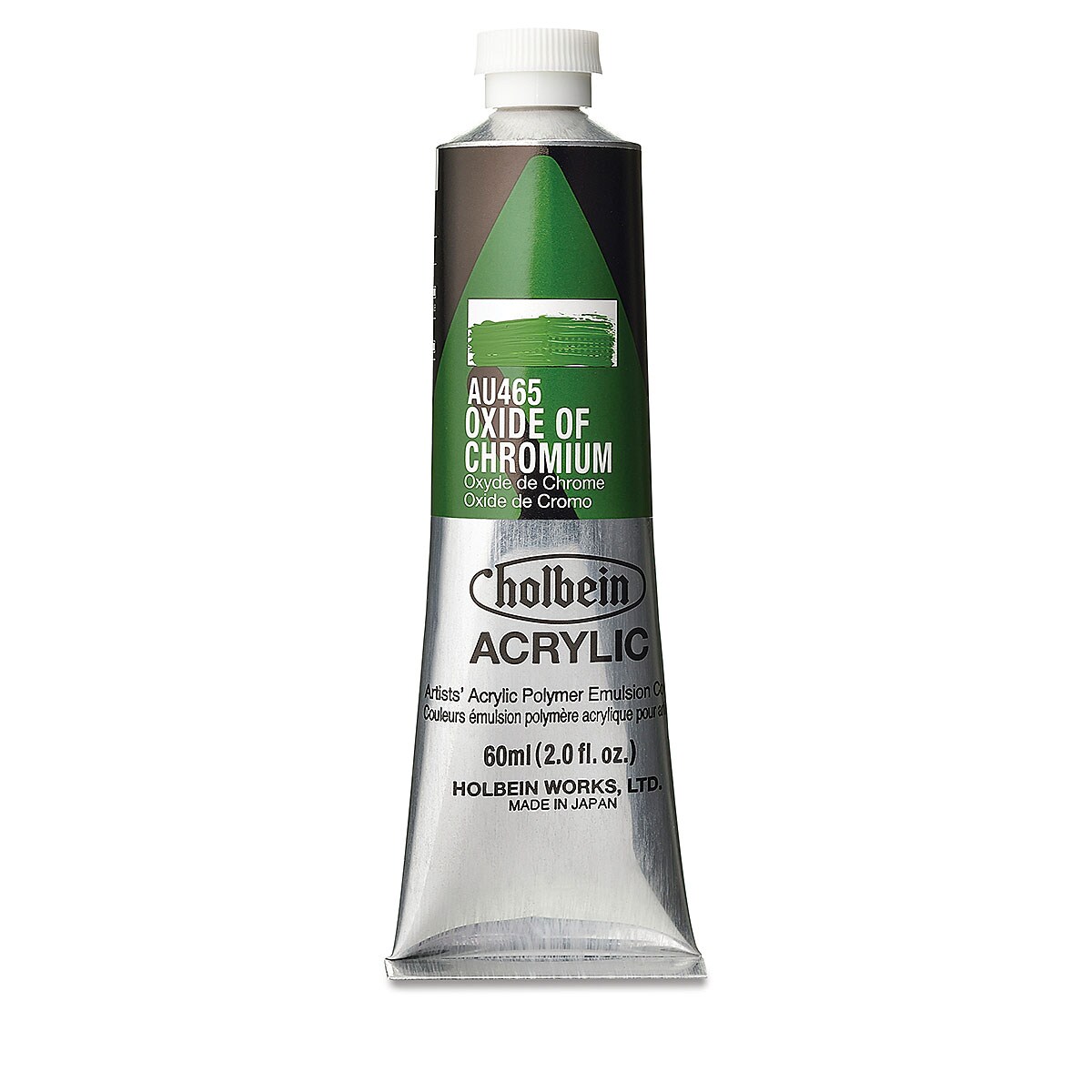 Holbein Heavy Body Artist Acrylics - Oxide of Chromium, 60 ml tube