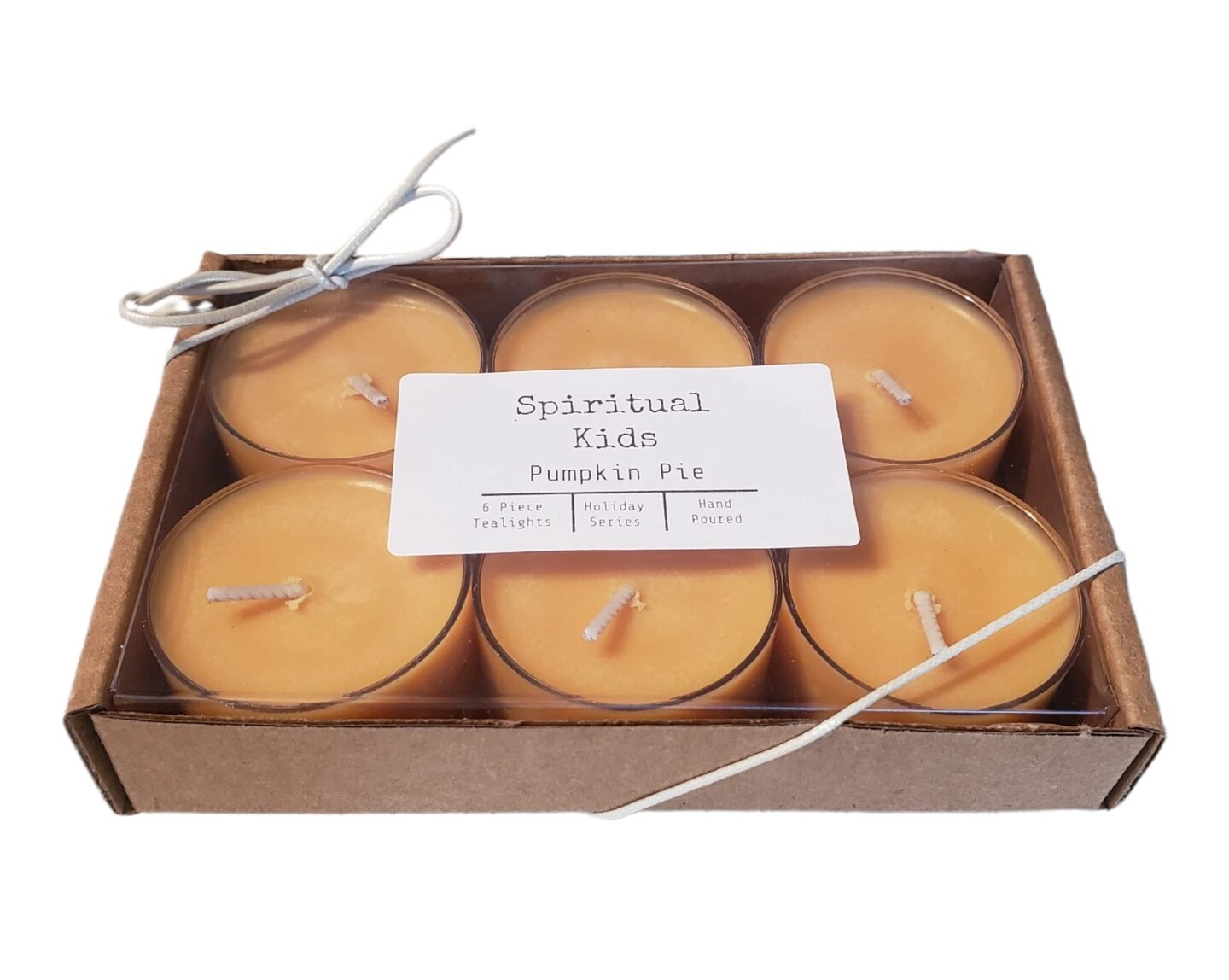 Pumpkin Pie Natural Soy Wax Tealights Hand Poured with Fragrant/Essential Oils! Fall Tealights!