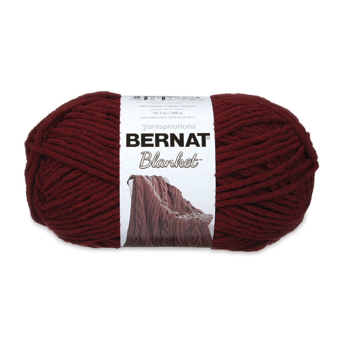Bernat Blanket Yarn Purple Plum, 220 yards Michaels