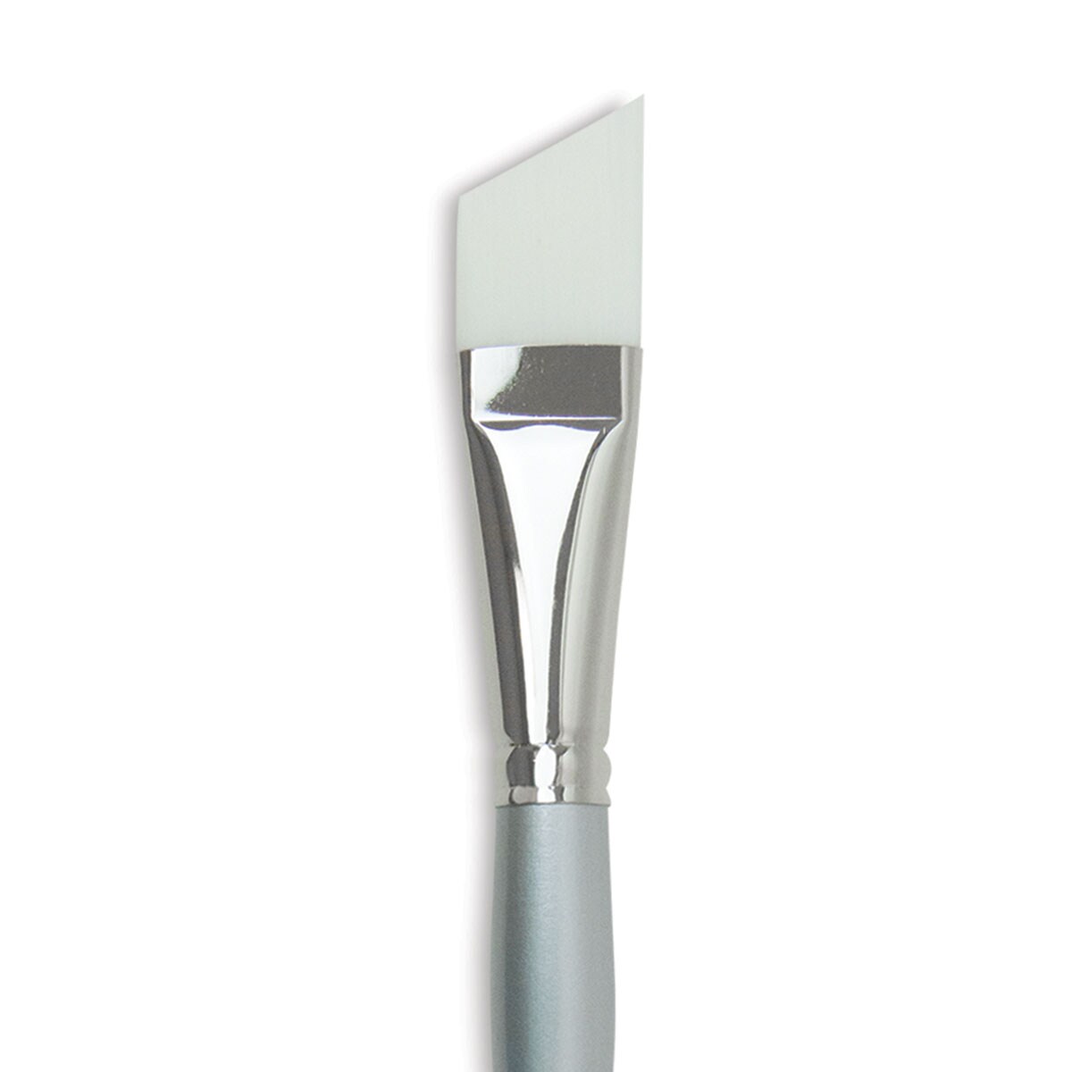 Silver Brush Silverwhite Synthetic Brush - Angular, Short Handle, 1&#x22;