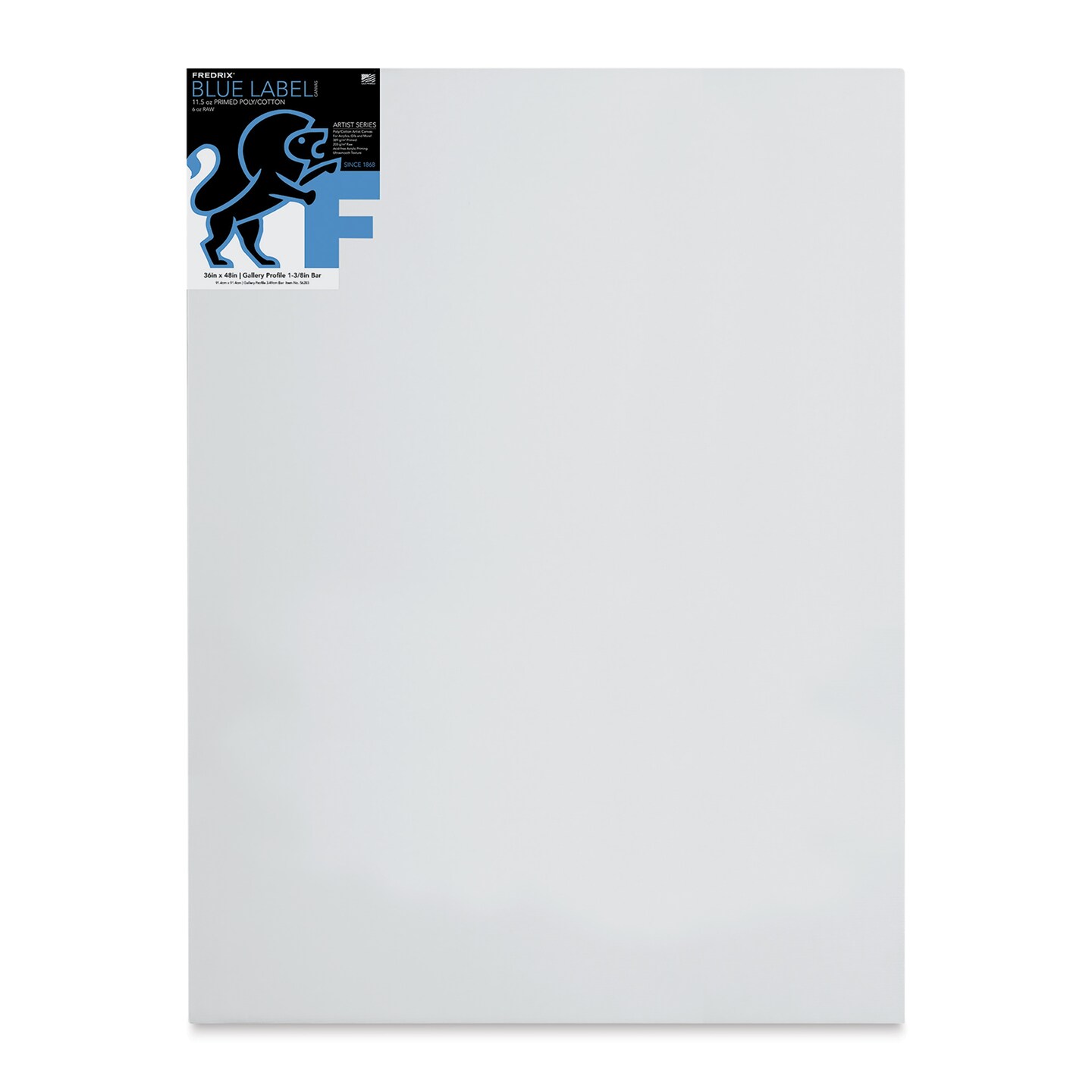 Fredrix Blue Label Cotton Canvas - 36&#x22; x 48&#x22;, Gallery Profile 1-3/8&#x22;