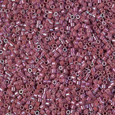 Miyuki Delica Bead 15/0, DBS1015, Metallic Raspberry Gold Iris