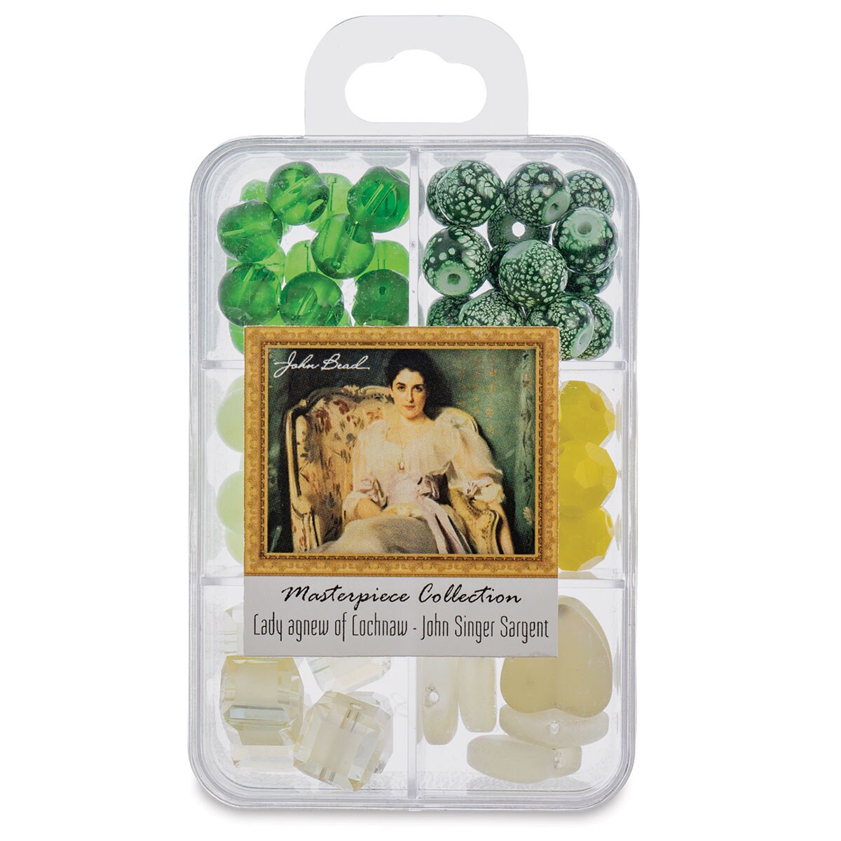 John Bead Masterpiece Collection Glass Bead Box - Lady Agnew of Lochnaw/John Singer Sargent