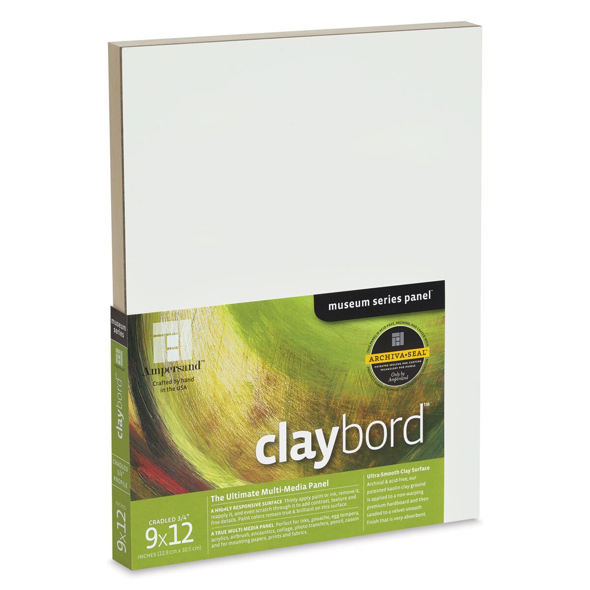 Ampersand Claybord 9" x 12", 3/4" Cradled Michaels