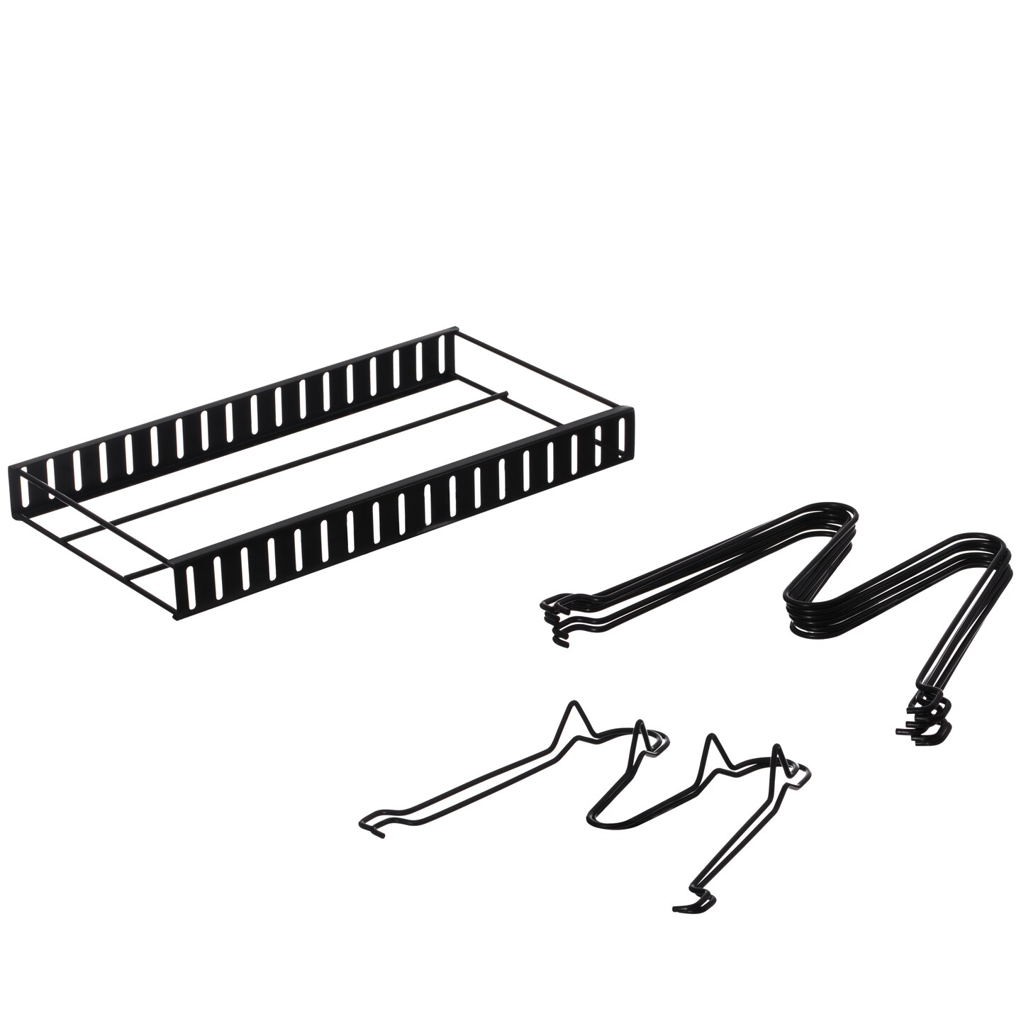 Black Iron Pan Organizer 8 Adjustable Tiers, Kitchen Pans and Pot Organizer