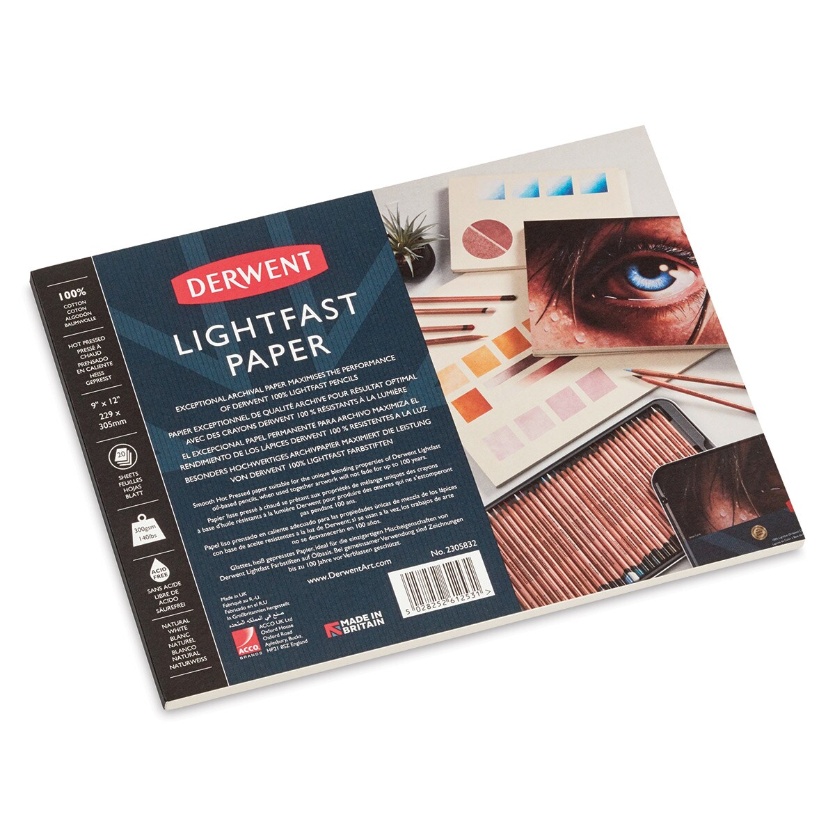 Derwent Lightfast Paper Pad - 9&#x22; x 12&#x22;