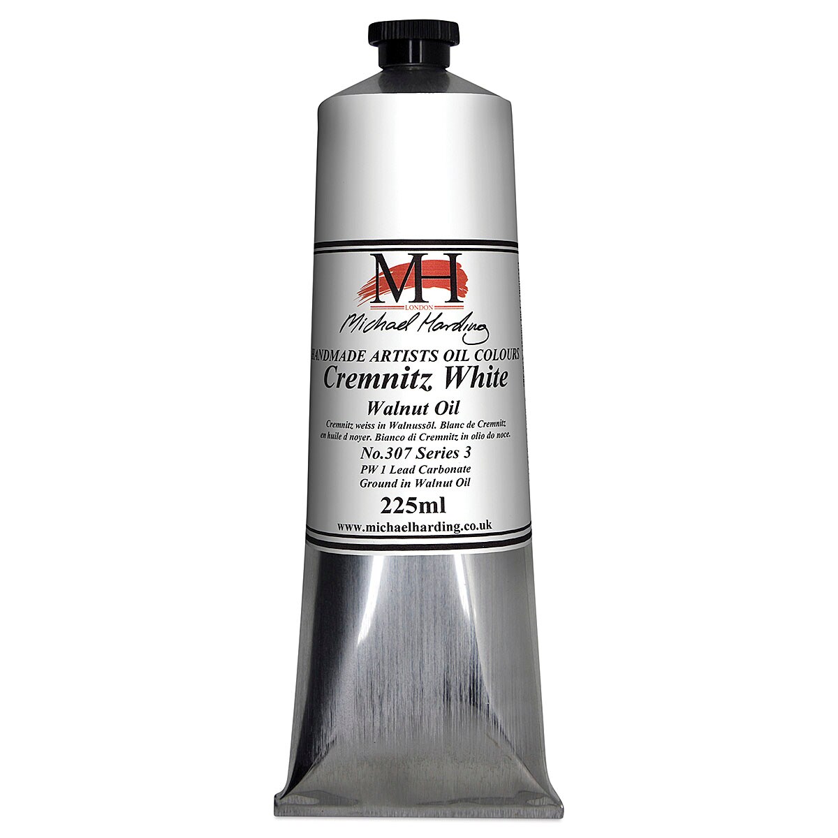 Michael Harding Artists Oil Color - Cremintz White (Walnut), 225 ml tube