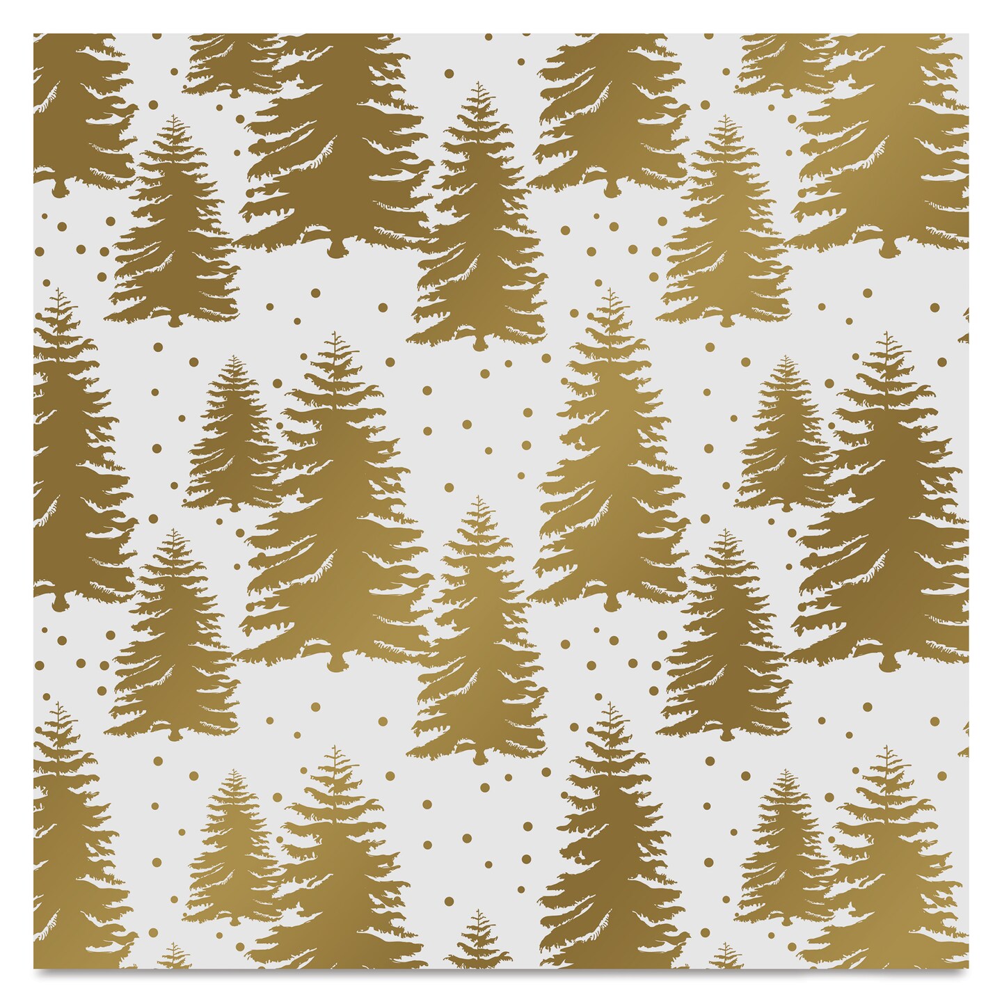 The Gift Wrap Company Wrapping Paper - Golden Trees, 30" x 8 ft, Roll
