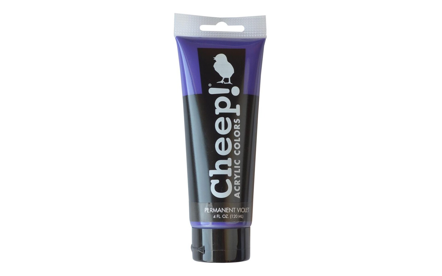 Cheep! Acrylic Paints, 4 oz. Tube Permanent Violet, Perfect for