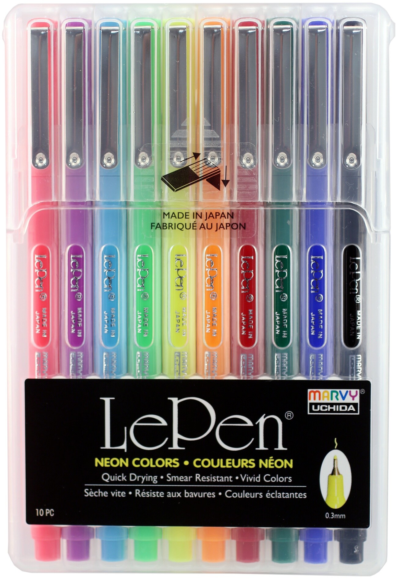 Uchida Le Pen Neon Set 10/Pkg