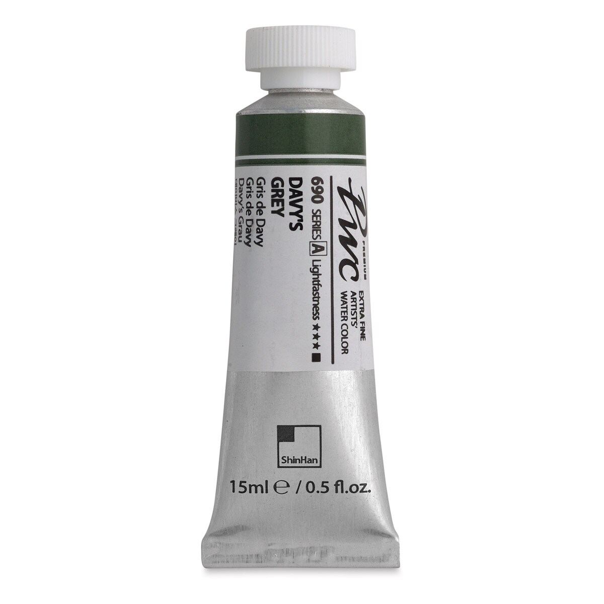 PWC Extra Fine Professional Watercolor - Davy&#x27;s Grey, 15 ml, Tube