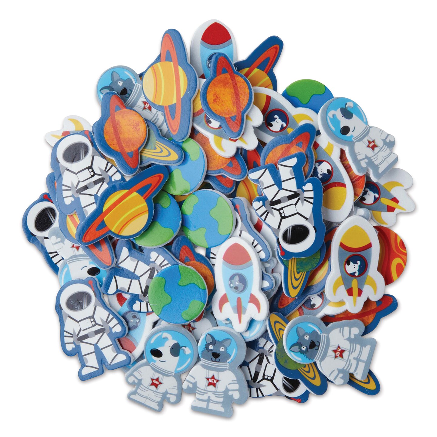 Pop! Foam Stickers - Space, Pkg of 70