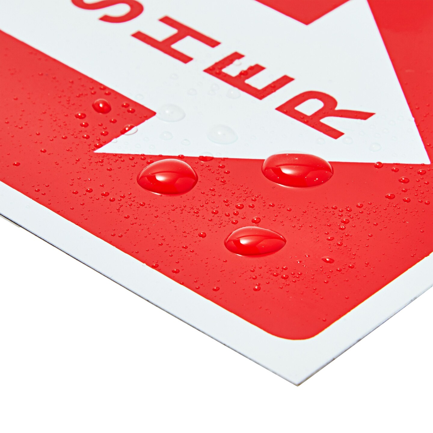 4 Pack Aluminum Fire Extinguisher Signs Stickers  for Office, Retail, Restaurants (3.9 x 11.75 In)