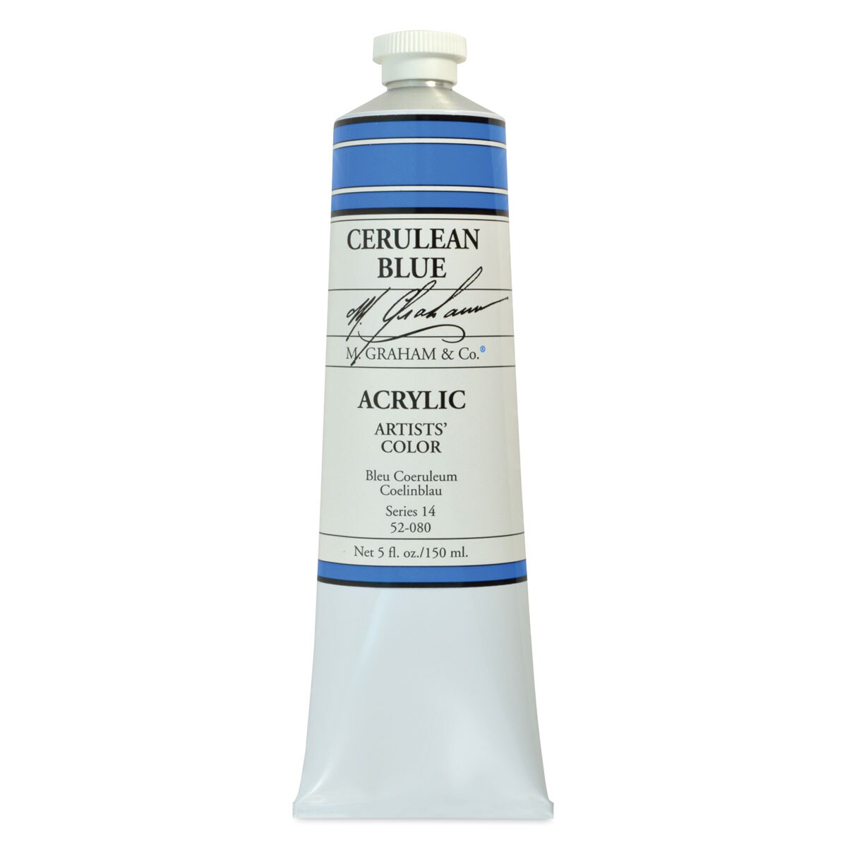 M. Graham Artists&#x27; Acrylics - Cerulean Blue, 5 oz Tube