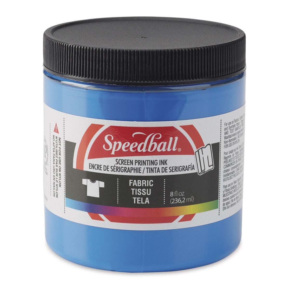 Speedball Fabric Screen Printing Ink - Blue, 8 oz, Jar