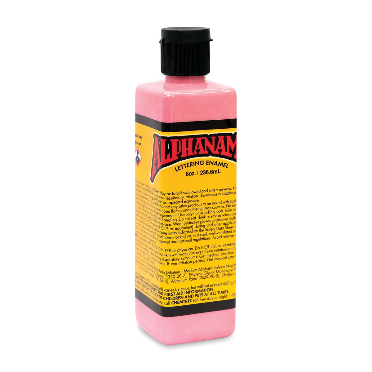 Alpha6 Alphanamel Lettering Enamel - Raspberry Sherbet, 236.6 ml, Bottle