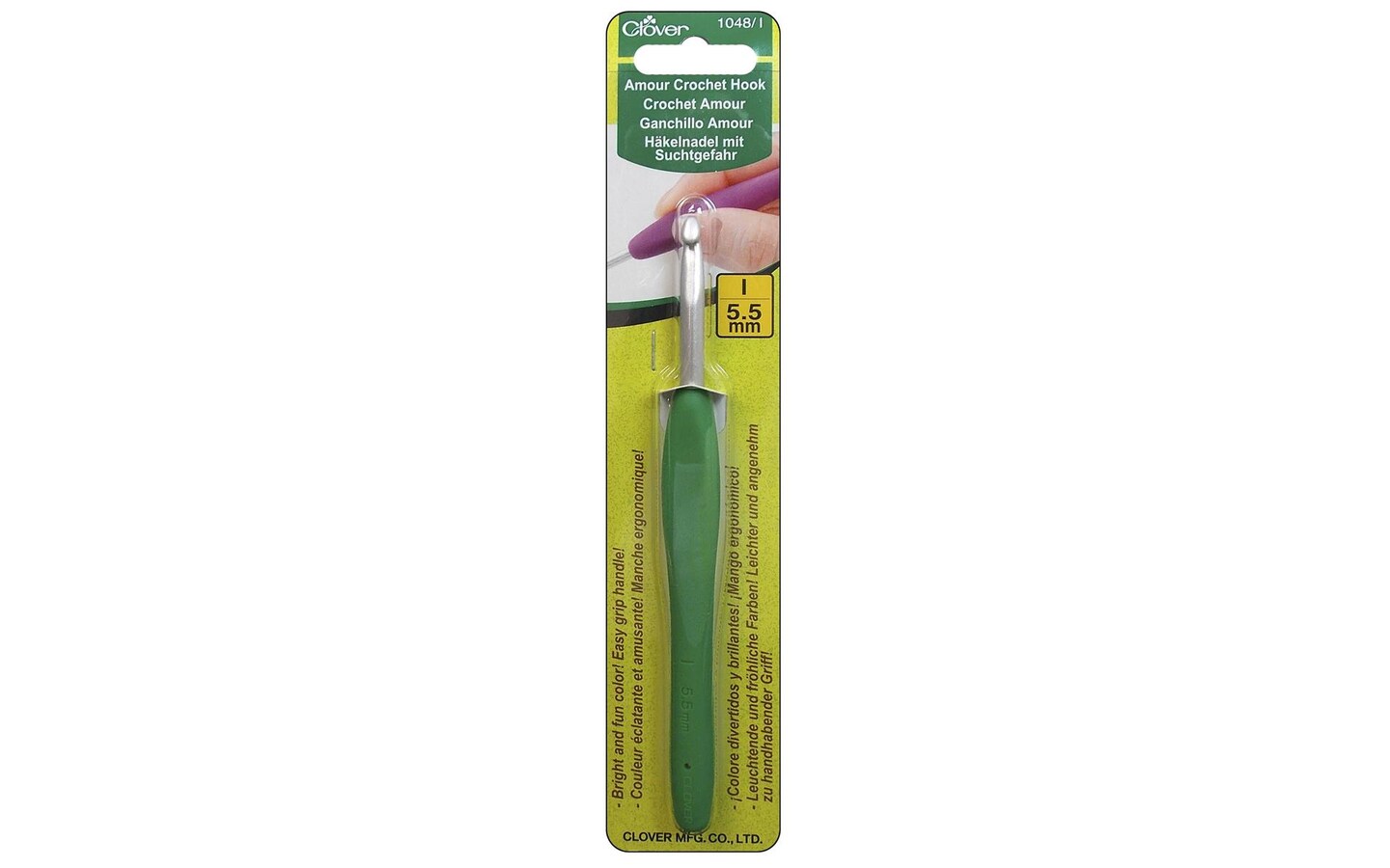 Clover Crochet Hook Amour Size I 5.50mm