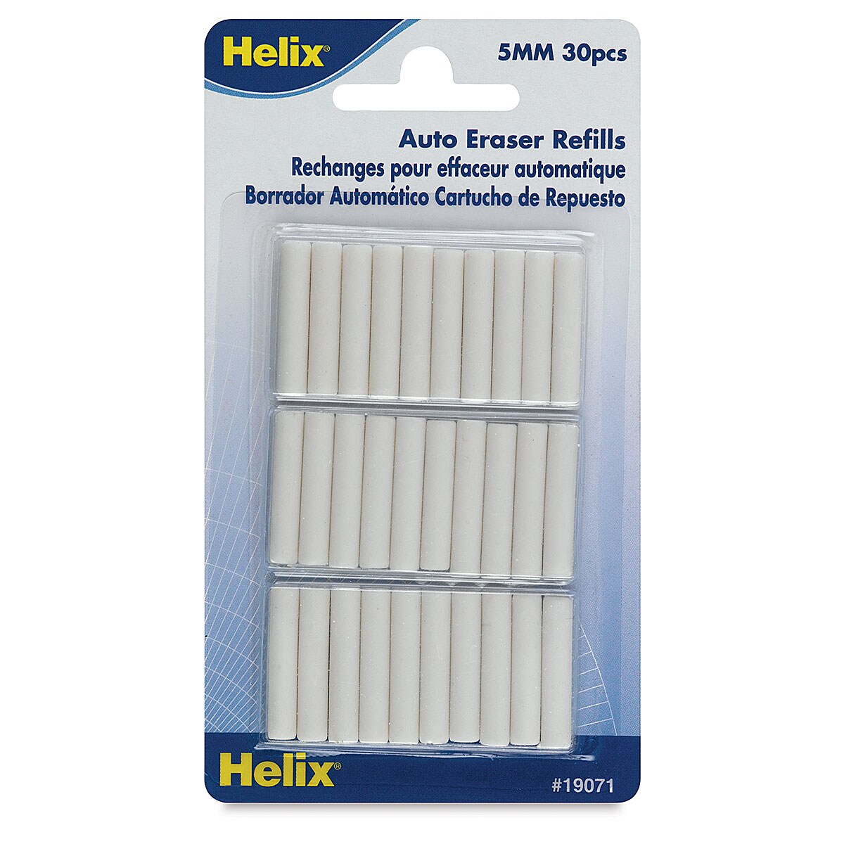 Helix Automatic Cordless Eraser Refills - Pack of 30