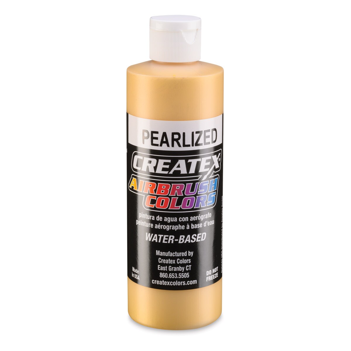 Createx Airbrush Color - 8 oz, Pearl Satin Gold