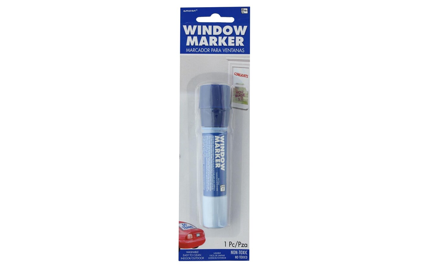 Amscan Window Marker Blue