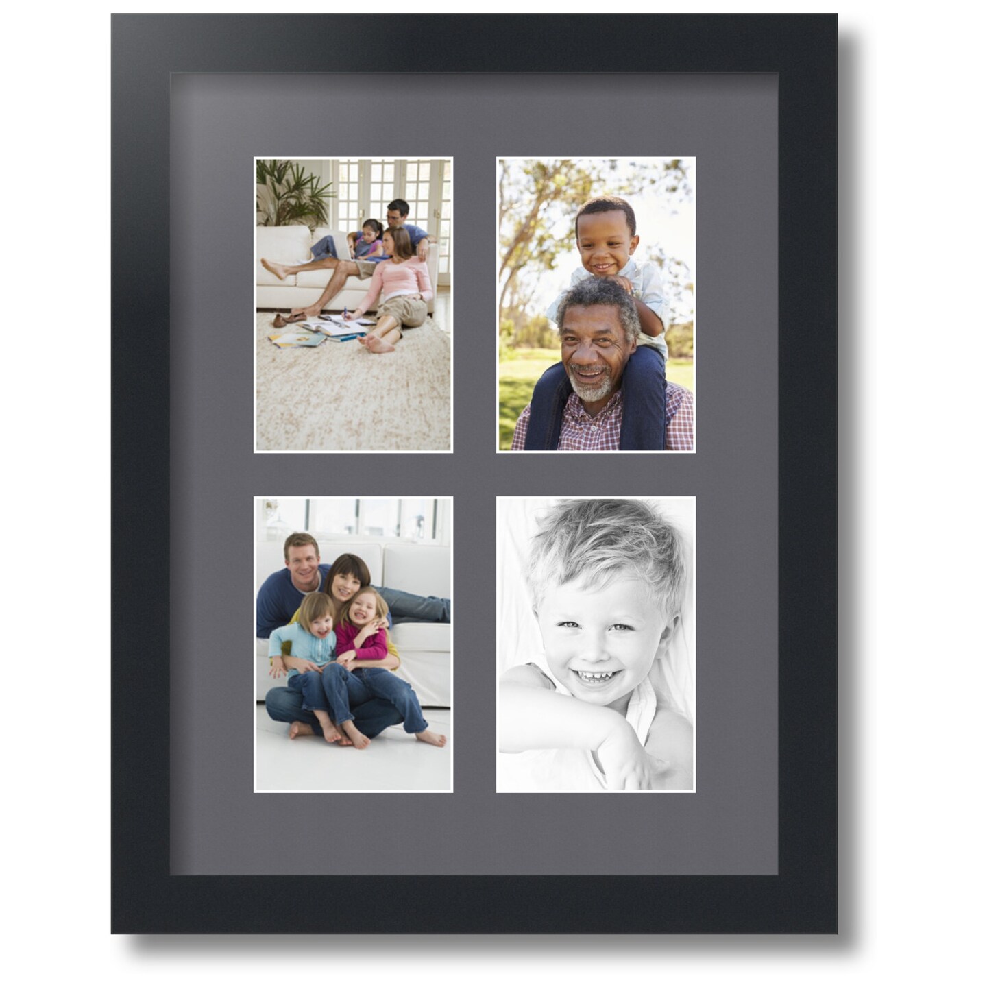 ArtToFrames Collage Photo Picture Frame with 4 - 4x6 inch Openings ...