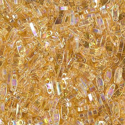 Miyuki Quarter Tila Bead, QTL-0251, Transparent Light Topaz AB