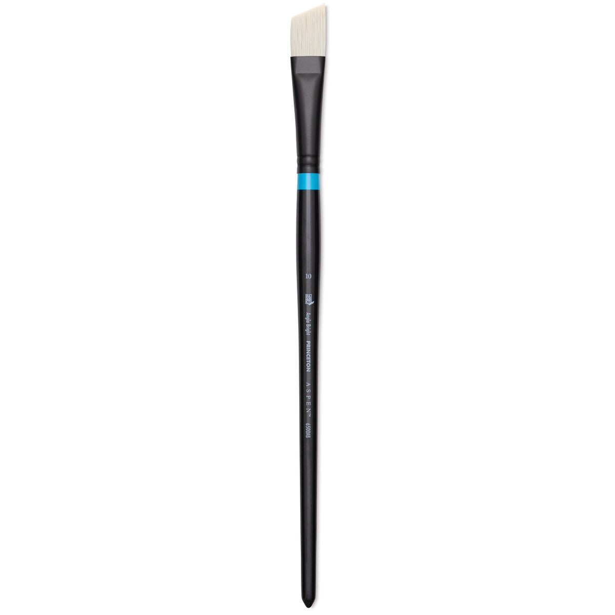 Princeton Series 6500 Aspen Synthetic Brush - Angle Bright, Size 10, Long Handle