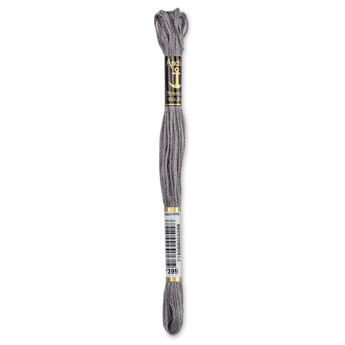 Anchor Embroidery Floss - Pkg of 12, Grey 0399