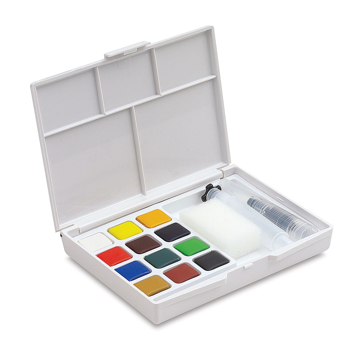 Sakura Koi Watercolor Half Pan - Set of 12 Sketch Box, Assorted Colors