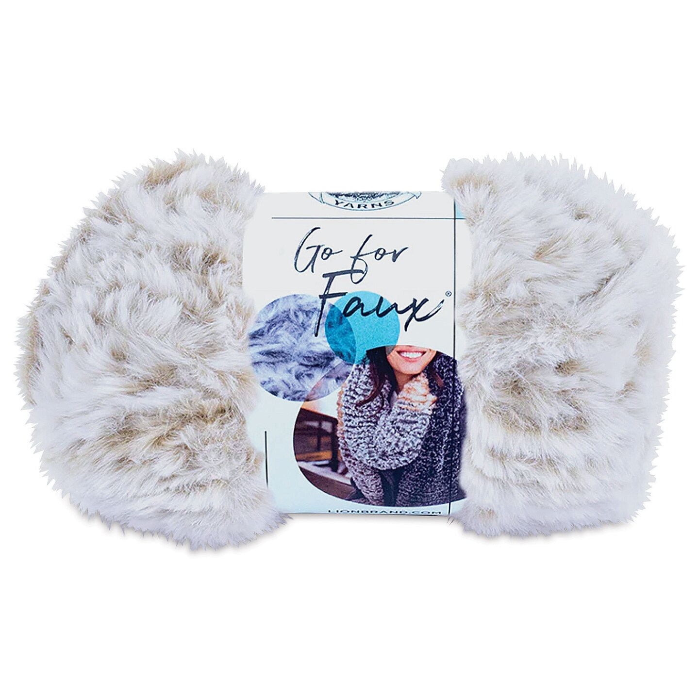 Lion Brand Go For Faux Yarn - Blonde Elk, 64 yds