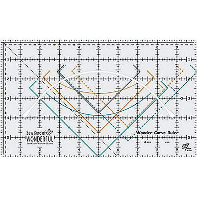 Wonder Curve Ruler the newest curved piecing tool  from Sew Kind of Wonderful