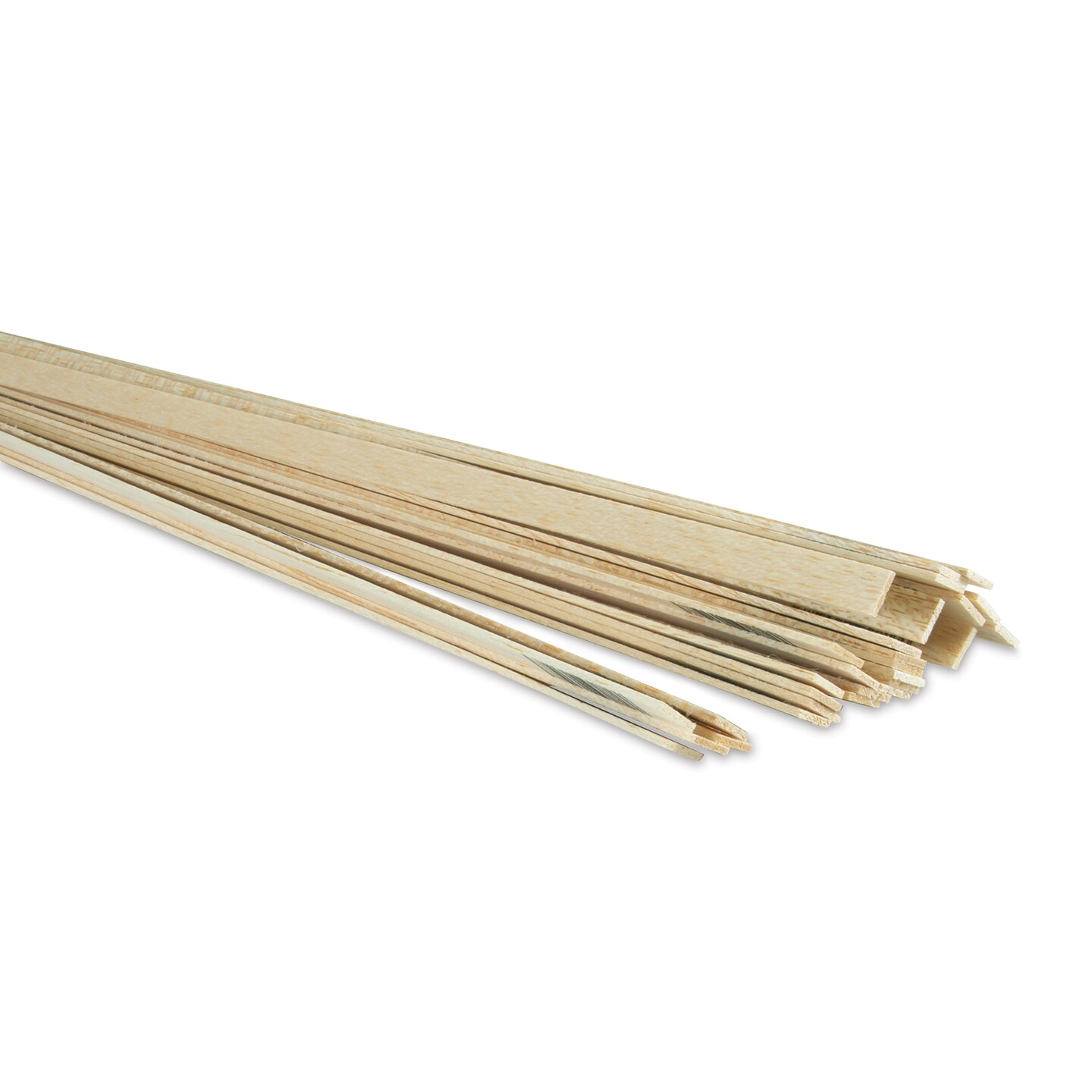 Midwest Products Balsa Wood Strips - 30 Pieces, 1/8'' x 1/4'' x 36
