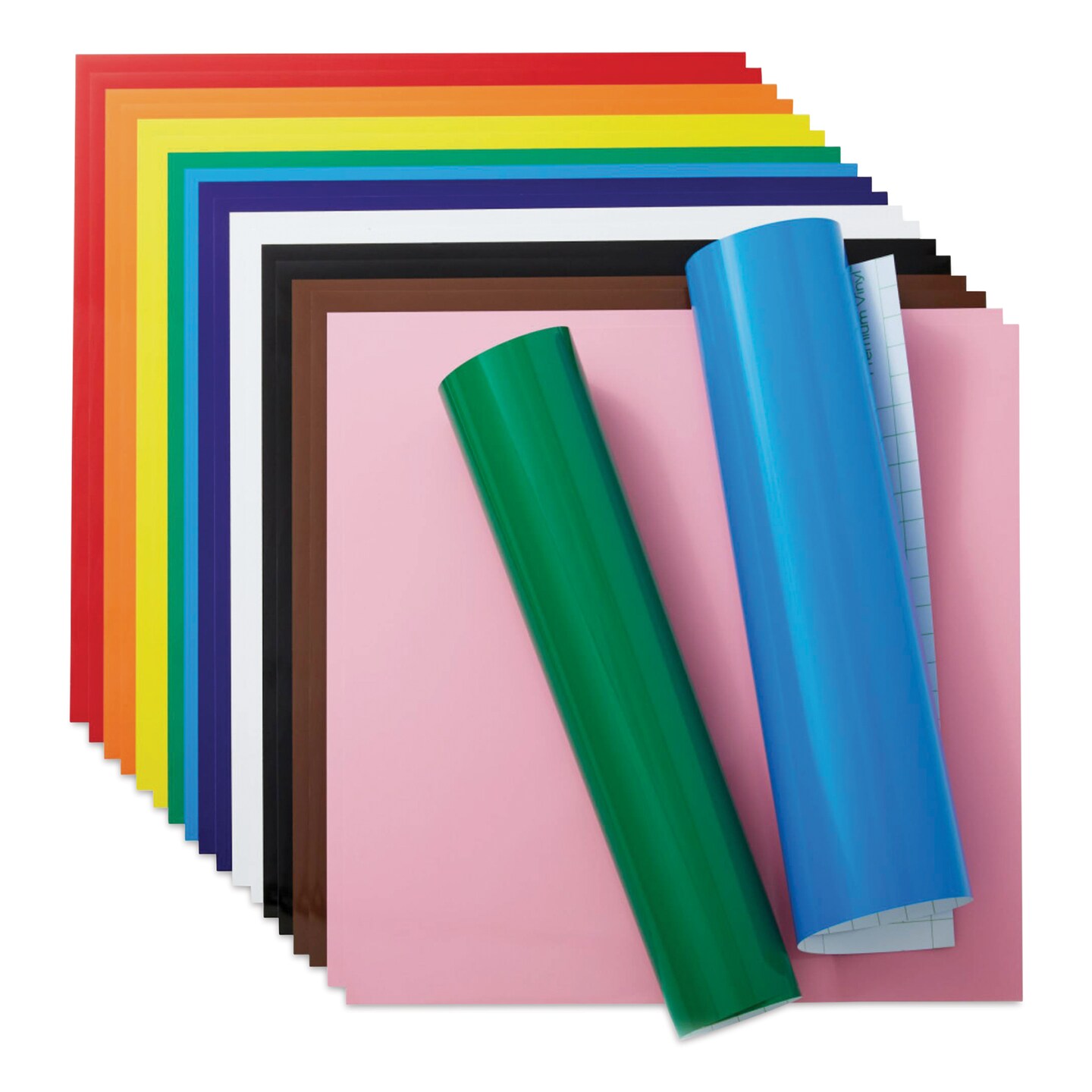 Cricut Permanent Vinyl Rainbow Sampler, 12" x 12", 20 Sheets Michaels