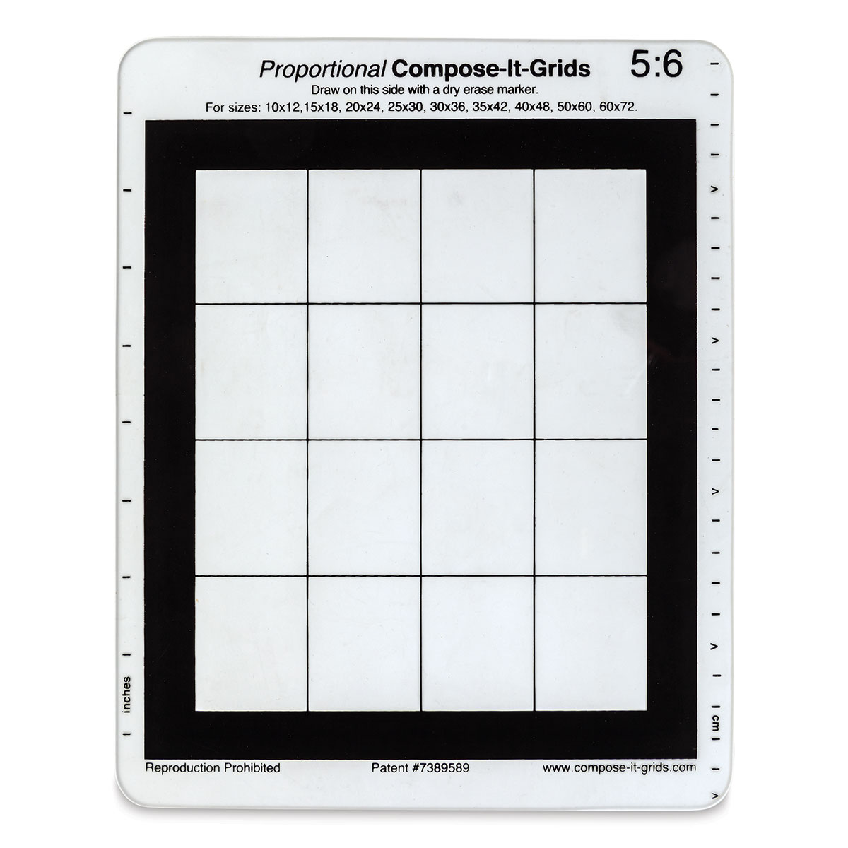 Compose It Grid - 8&#x22; x 10&#x22;, Single Grid, 5:6