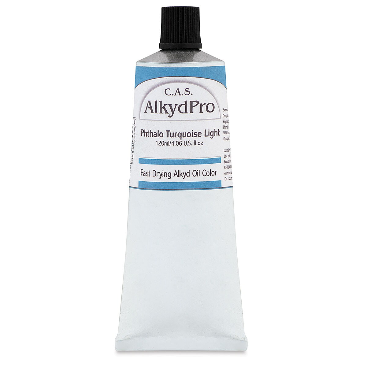 CAS AlkydPro Fast-Drying Alkyd Oil Color - Phthalo Turquoise Light, 120 ml tube