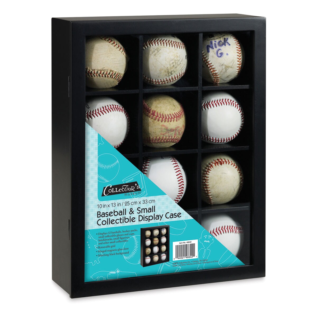 MCS Baseball and Small Collectible Display Case - 10&#x22; x 13&#x22;