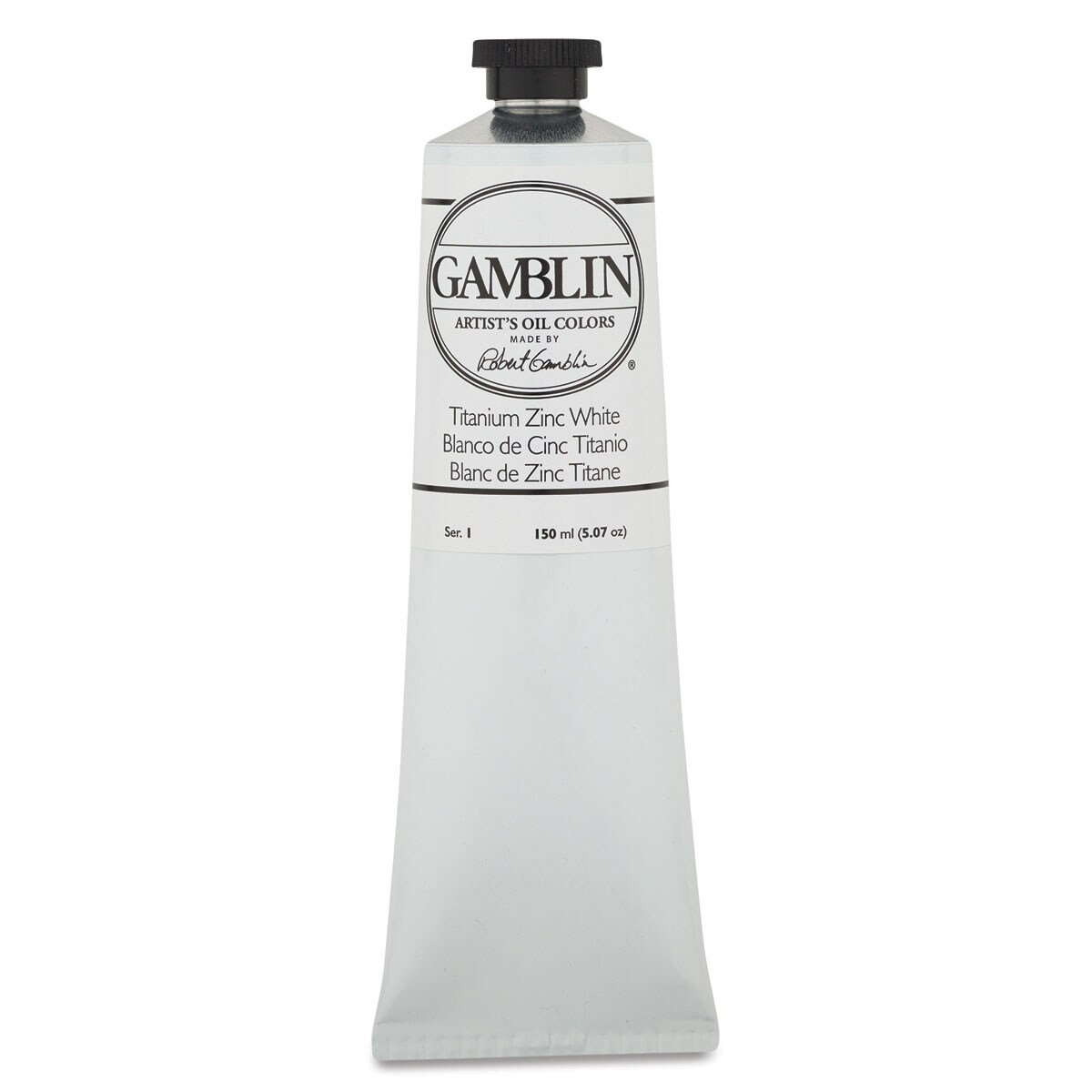 Gamblin Artist's Oil Color - Titanium-Zinc White, 150 ml tube
