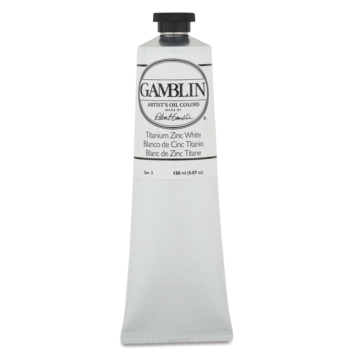 Gamblin Artist&#x27;s Oil Color - Titanium-Zinc White, 150 ml tube