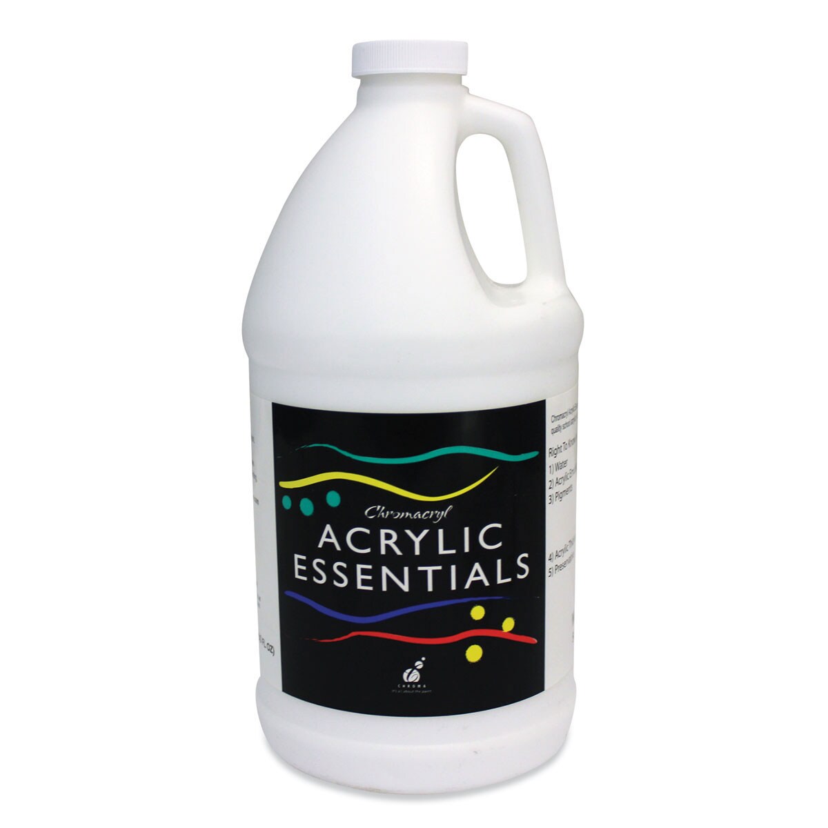 Chromacryl Acrylic Essentials - White, Half Gallon