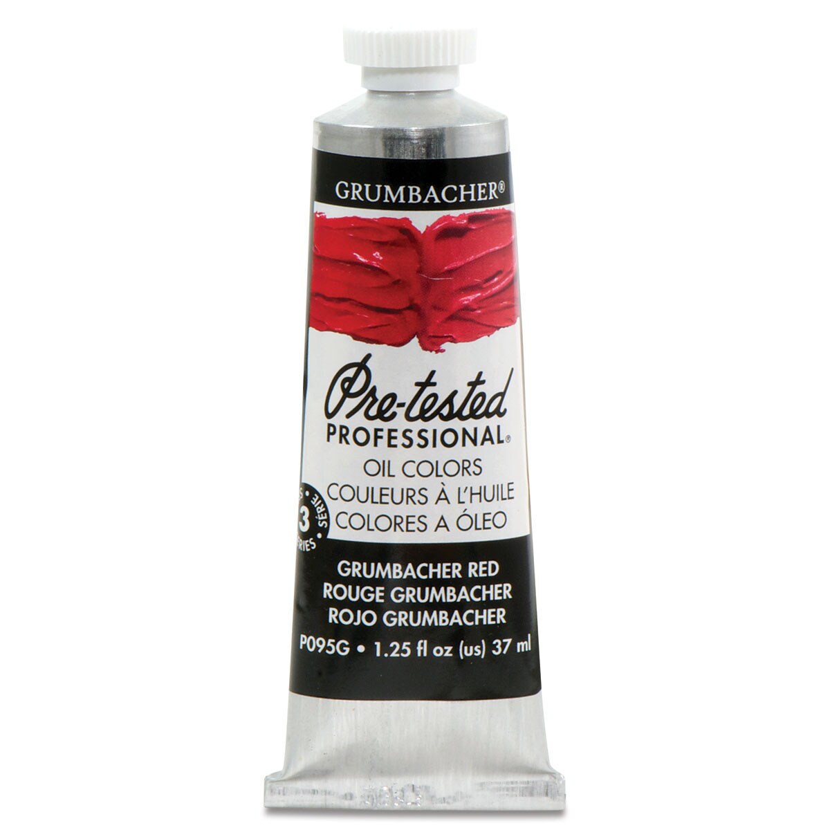 Grumbacher Pre-Tested Artists&#x27; Oil Color - Grumbacher Red (Naphthol), 1.25 oz tube